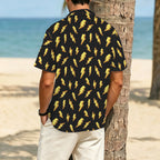 Lightning Bolts Men's Crinkle Hawaiian Shirt
