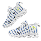 Music Stripes Women's Twisted Sole Sneakers