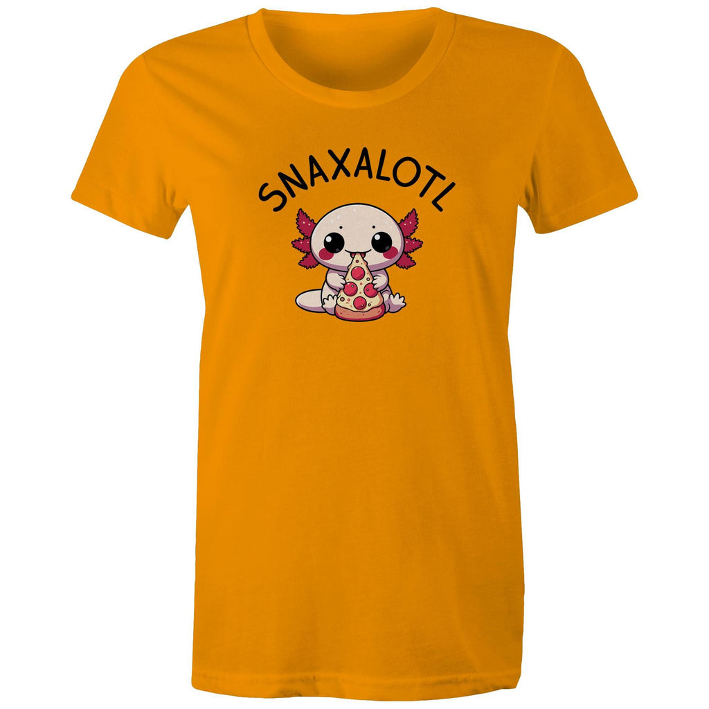 Snaxalotl, Axolotl Pizza - Womens T-shirt