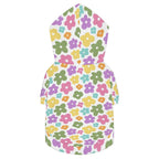 Pastel Flowers Pet Hoodie (Small Size)