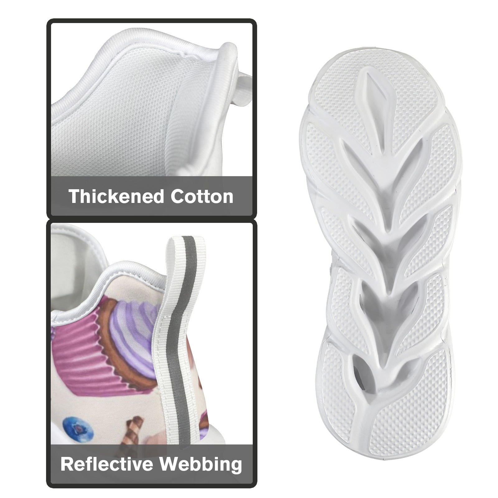 Cupcakes Women's Twisted Sole Sneakers