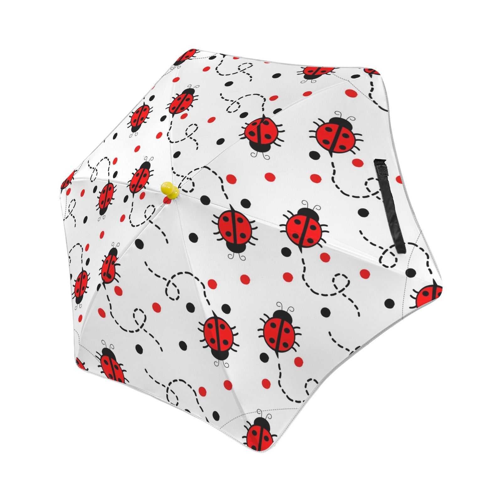 Ladybugs Kids Safe Round Corner Umbrella One Size Kids Safe Round Corner Umbrella animal Printed Offshore