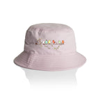 Birds On A Branch - AS Colour Bucket Hat Orchid One Size As Colour Bucket Hat animal Printed In Australia