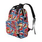 Comic Book Pop - Multi-Function Backpack, Nappy / Diaper Bag