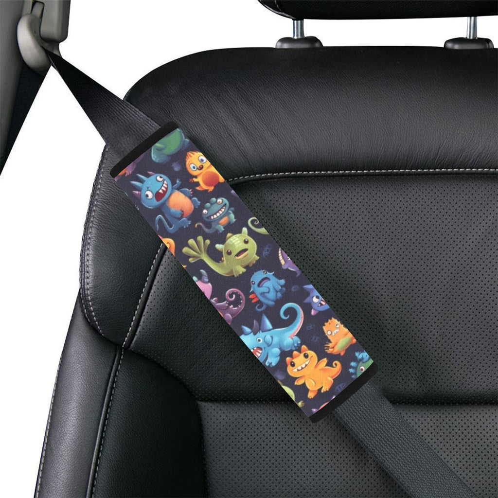 Monster Mania Car Seat Belt Cover 7''x10'' (Pack of 2) Car Seat Belt Cover 7x10 (Pack of 2) Printed Offshore