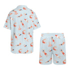 Summer Swim Men's Hawaiian Shirt & Shorts Set Men's Hawaiian Shirt & Shorts Set Printed Offshore Summer