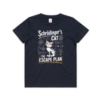 Schrodinger's Cat The Escape Plan Kids AS Colour T-shirt