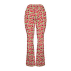 Busy Watermelon High Waist Crossover Tummy Control Flare Leggings