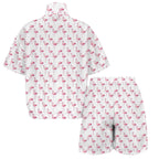 Flamingos Women's Windbreaker Short Set Women's Windbreaker Short Set animal Printed Offshore