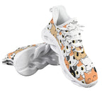 Cute Cartoon Cats Men's Twisted Sole Sneakers