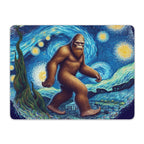 Big Foot Starry Night Leather Mouse Pad Leather Mouse Pad Printed Offshore Sci Fi