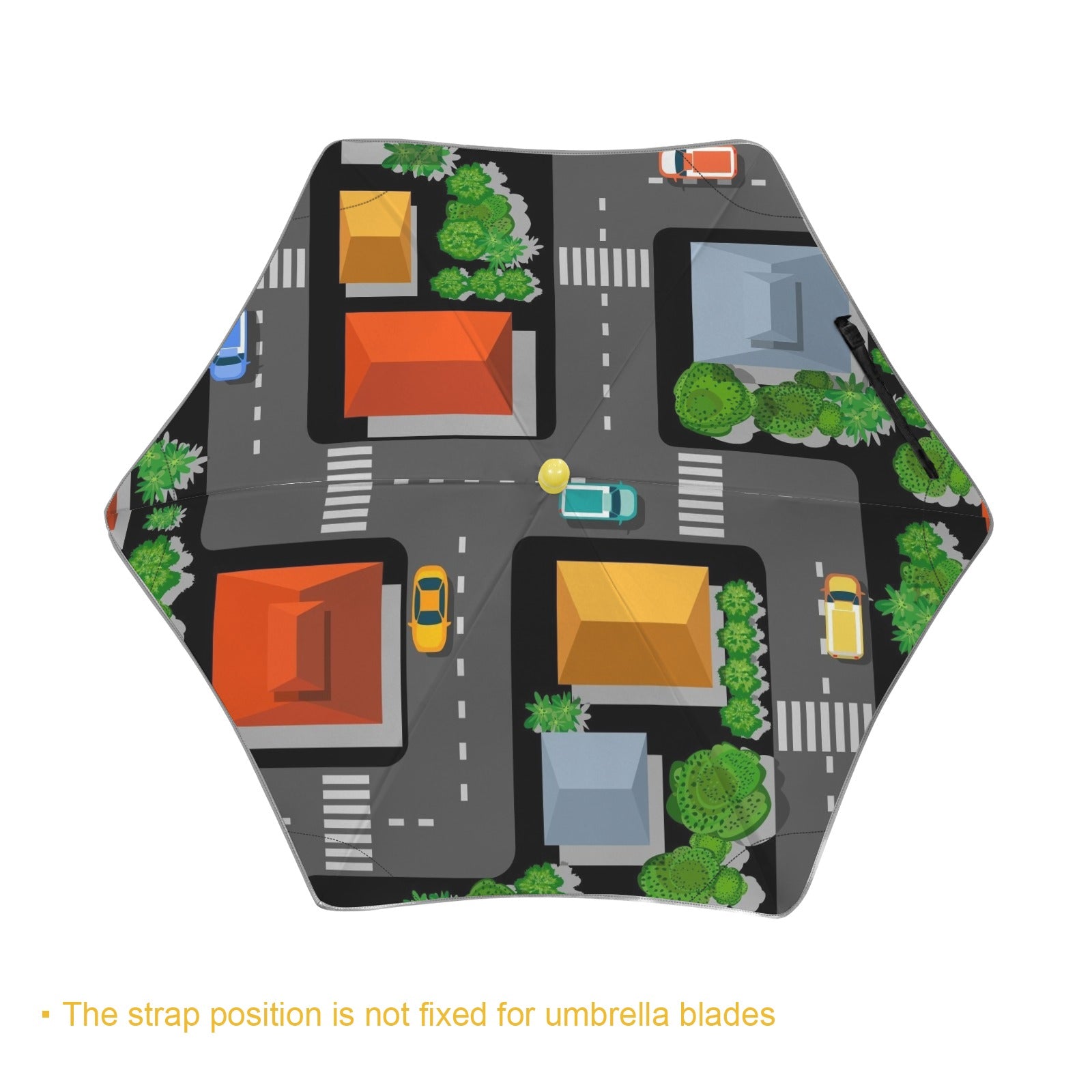 Road Map Kids Safe Round Corner Umbrella Kids Safe Round Corner Umbrella Printed Offshore