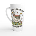 Oops, I Bought Another Book White Latte 17oz Ceramic Mug Default Title Latte Mug animal Globally Fulfilled Reading