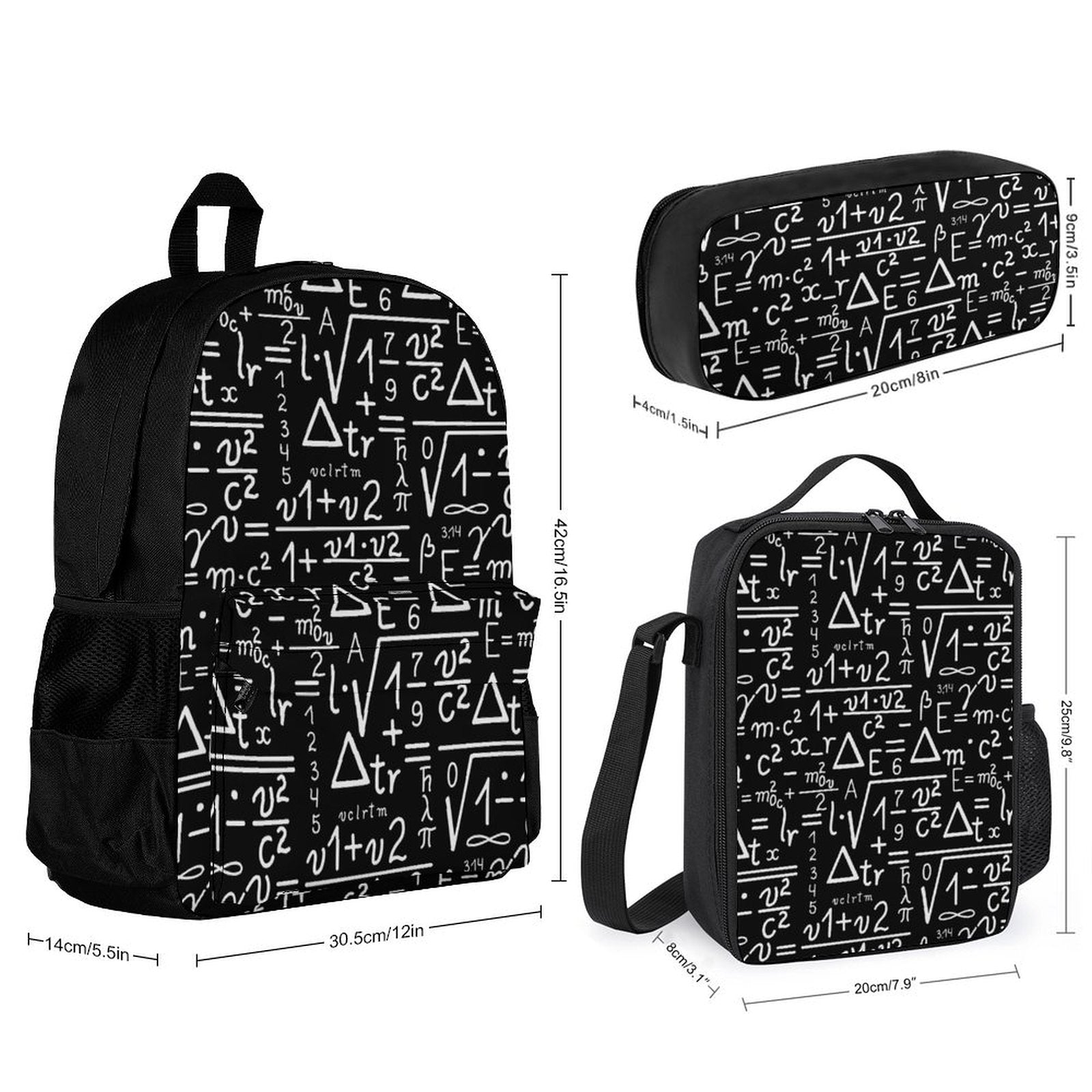 Mathematics - Three Piece Backpack Set