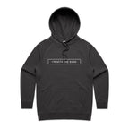 I'm With The Band - Womens Hoodie Coal Womens Hoodie Music Printed In Australia