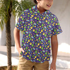 Groovy Alien And UFO Junior Kids Hawaiian Shirt