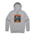 UFO, I Want To Believe - Mens Hoodie Grey Marle Mens Hoodie Printed In Australia Sci Fi