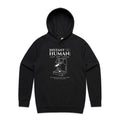 Instant Human, Coffee Machine Men's AS Colour Hoodie Black Mens Hoodie Coffee Printed In Australia