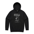 Instant Human, Coffee Machine - Mens Hoodie Black Mens Hoodie Coffee Printed In Australia