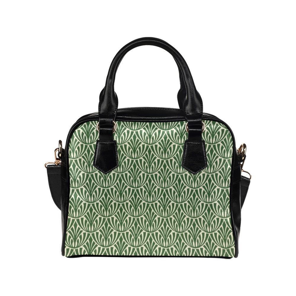 Green Pattern - Shoulder Handbag (Model 1634) One size Shoulder Handbags (1634)
