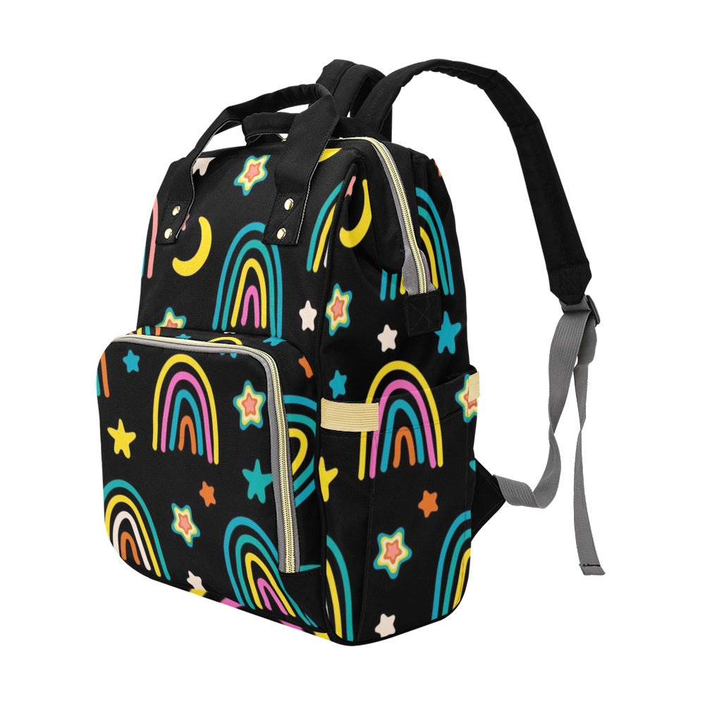 Rainbows - Multi-Function Backpack, Nappy / Diaper Bag