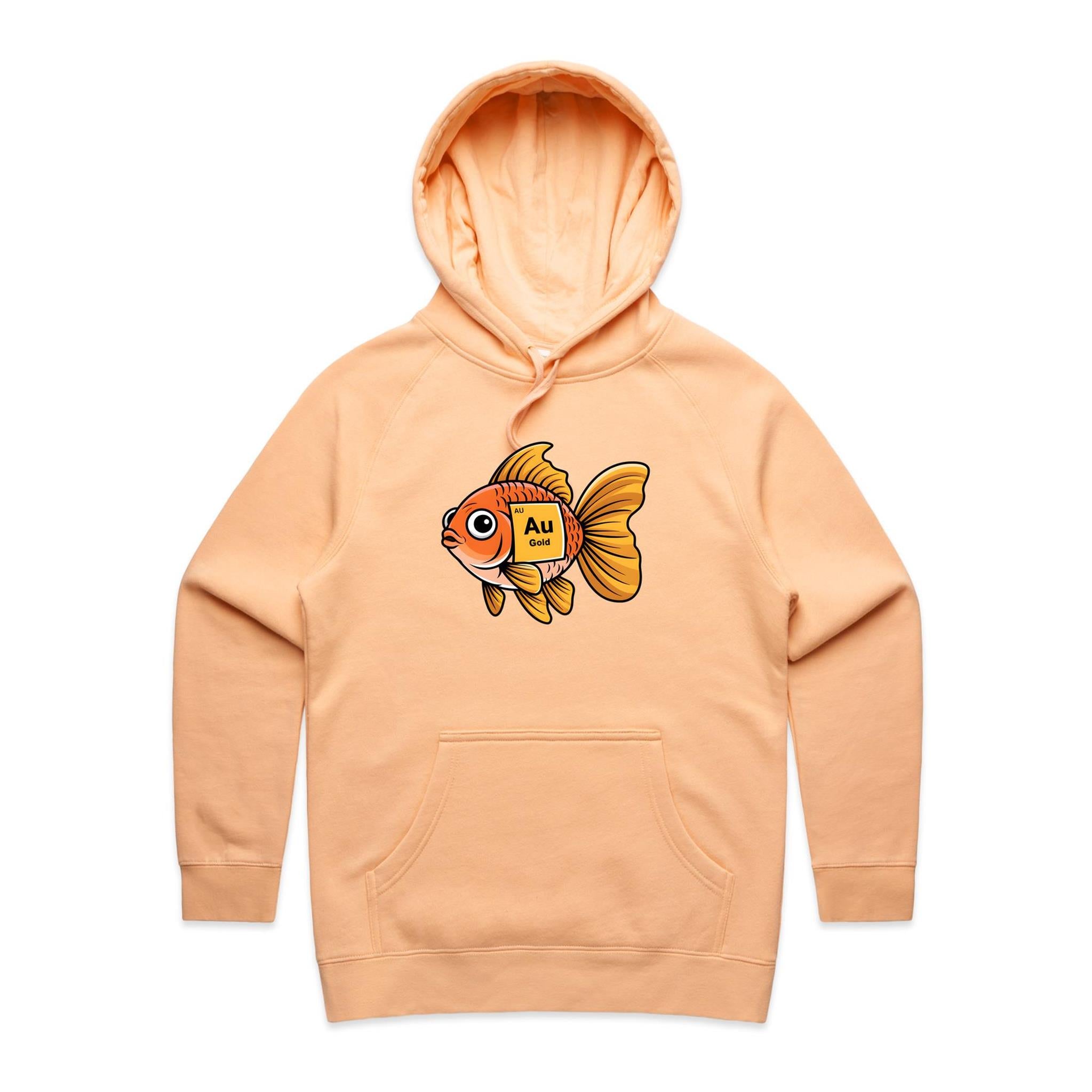 Gold Fish Periodic Table Women's AS Colour Hoodie