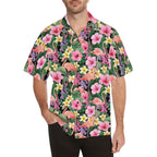 Flamingo Jungle - Mens Hawaiian Shirt