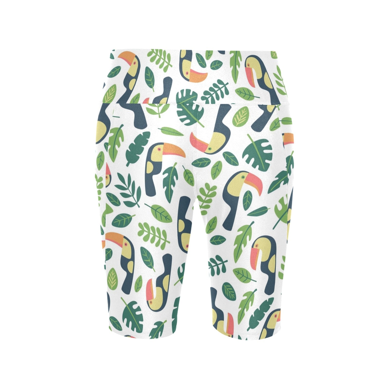 Toucans Women's Bike Shorts With Side Pockets Women's Bike Shorts animal Printed Offshore