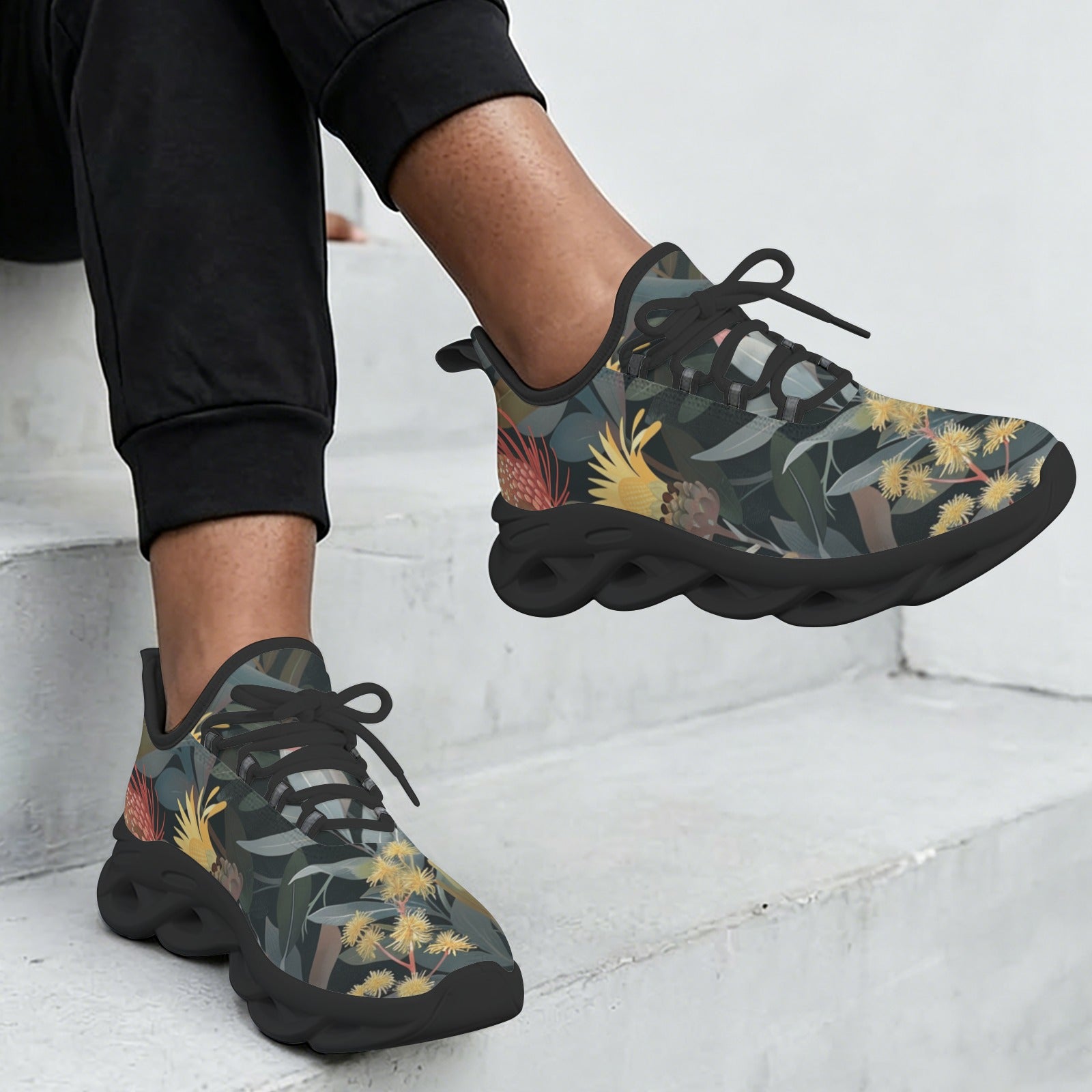 Australian Native Flowers Women's Twisted Sole Sneakers