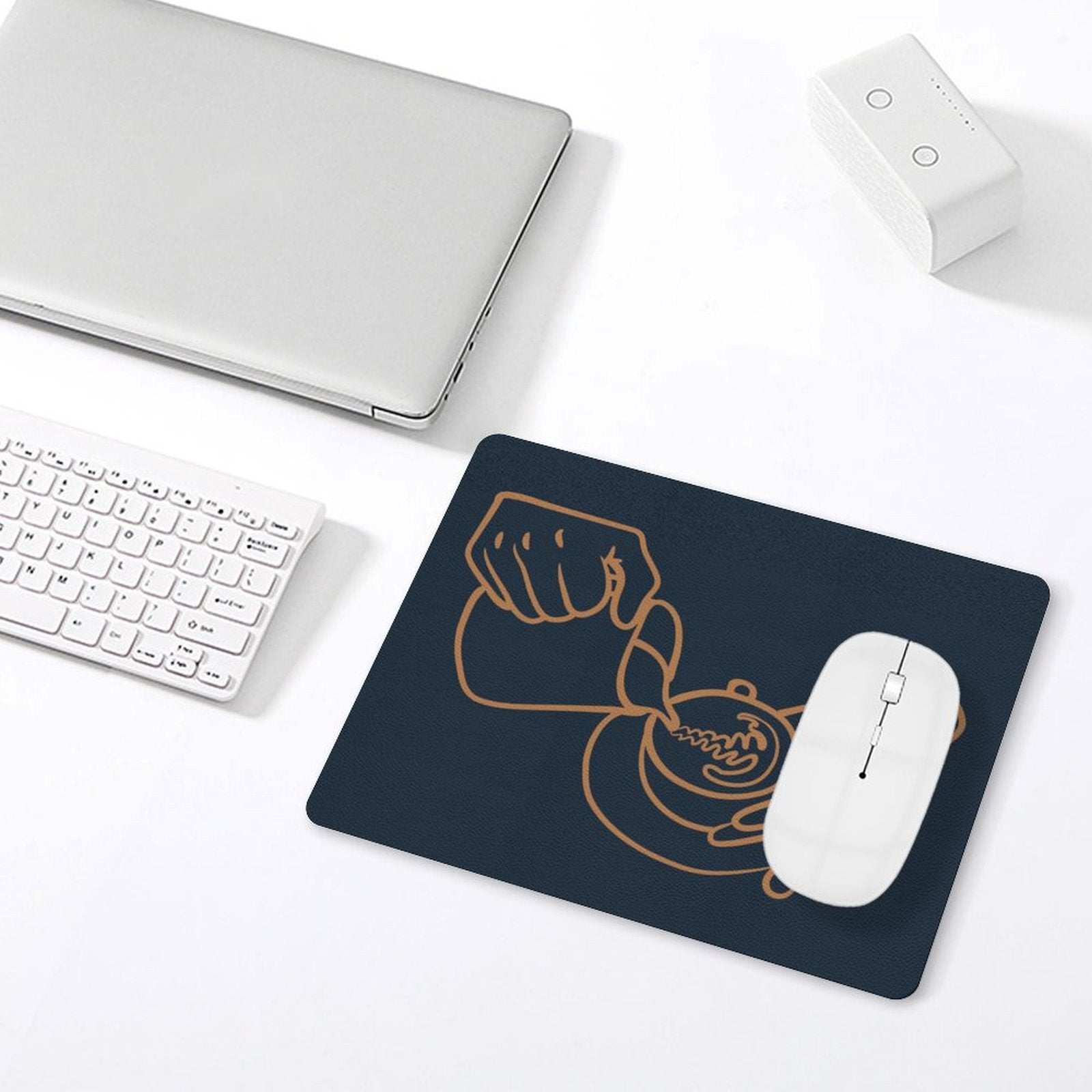 Barista Leather Mouse Pad Leather Mouse Pad Coffee Printed Offshore