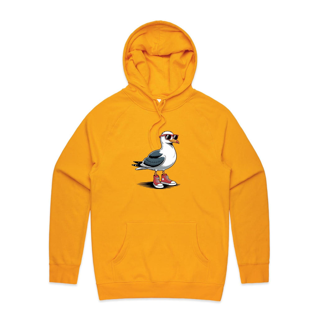Seagull With Sunglasses And High Tops Men's AS Colour Hoodie