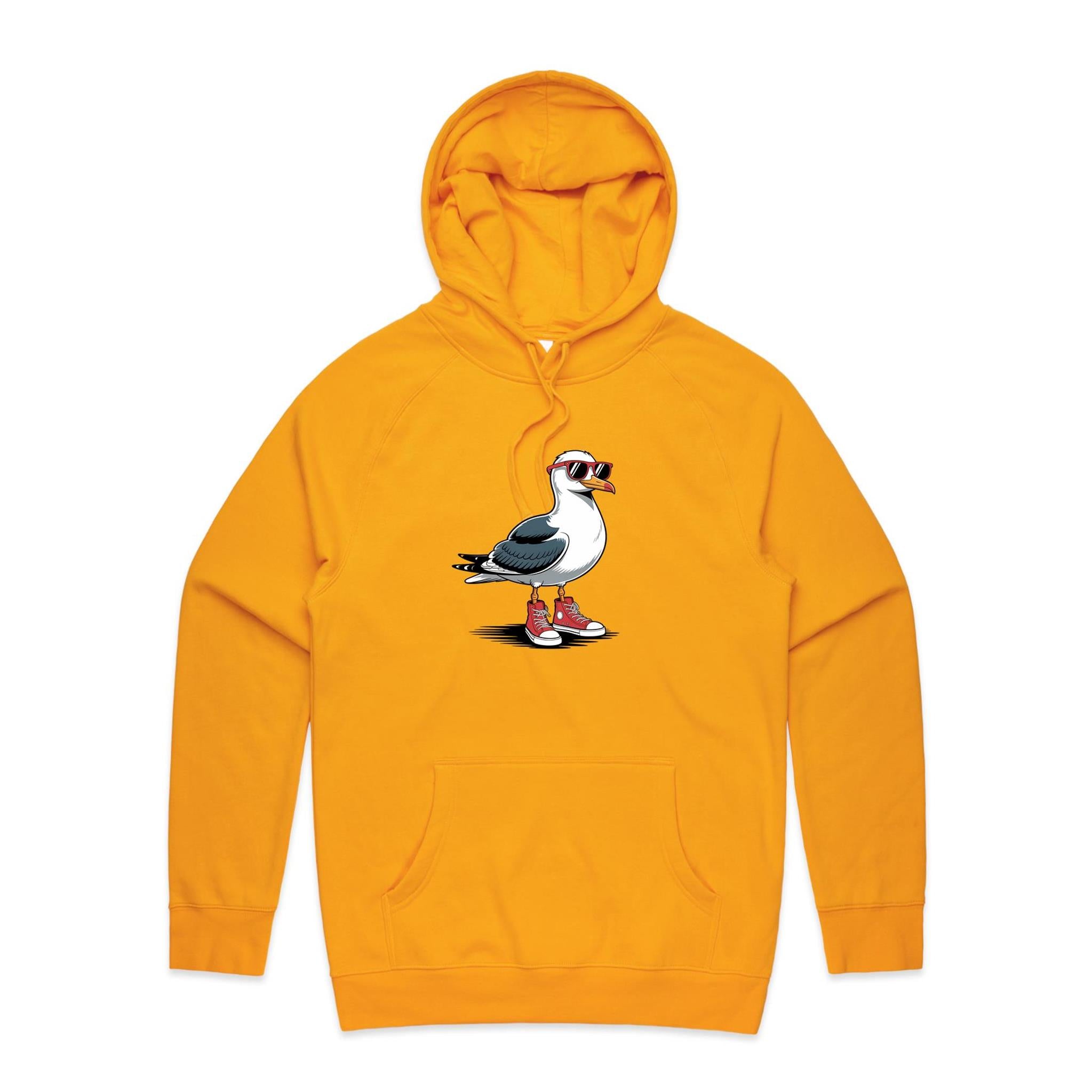 Seagull With Sunglasses And High Tops Men's AS Colour Hoodie