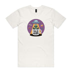 Coffee, Alien, UFO, Take Me To Your Brewer Men's AS Colour T-shirt Natural Mens T-shirt Coffee Printed In Australia Sci Fi