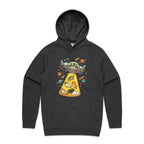 UFO Cat Abduction Men's AS Colour Hoodie Asphalt Marle Mens Hoodie animal Printed In Australia Sci Fi