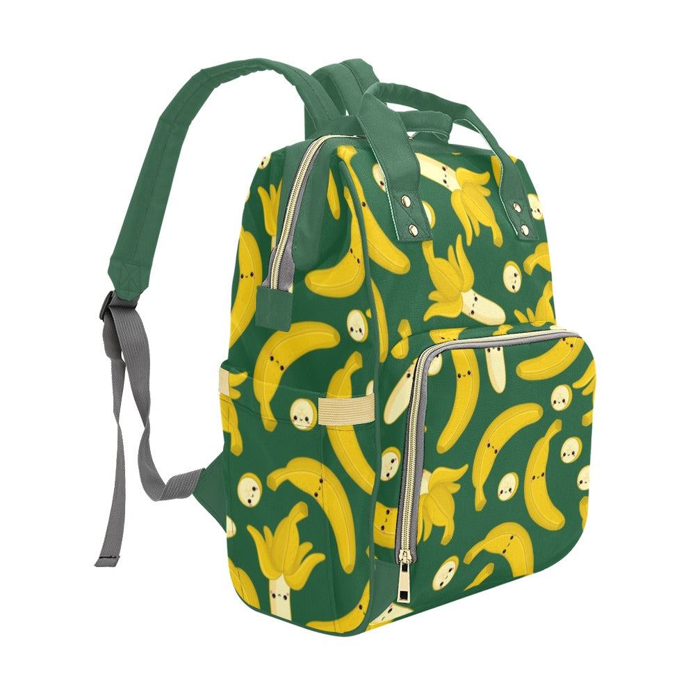 Happy Bananas - Multi-Function Backpack, Nappy / Diaper Bag