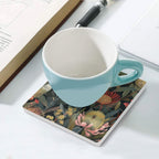 Australian Native Flowers - Ceramic Coasters (Square) Ceramic Coasters Plants Printed Offshore