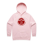 UFO, Don't Mind Me, I'm Just Here For The Coffee- Womens Hoodie Pink Womens Hoodie Coffee Printed In Australia Sci Fi