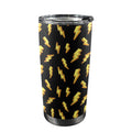 Lightning Bolts - 20oz Mobile Tumbler with Lid (Black Lock) One Size 20oz Travel Mug comic Printed Offshore