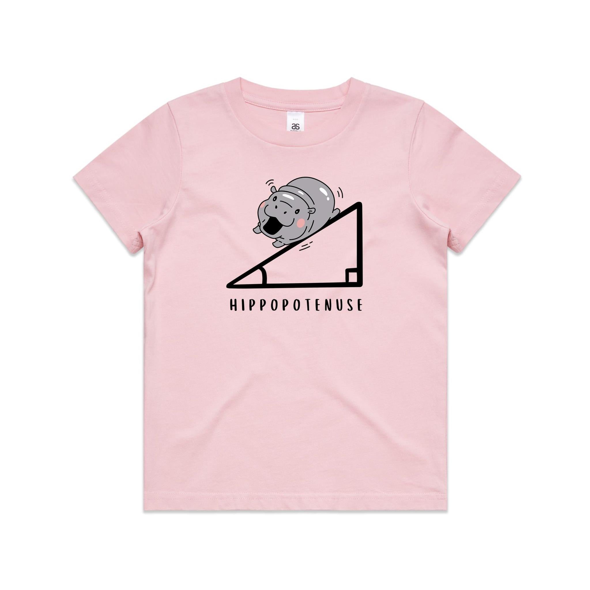 Hippopotenuse Hippo Hypotenuse Kids AS Colour T-shirt