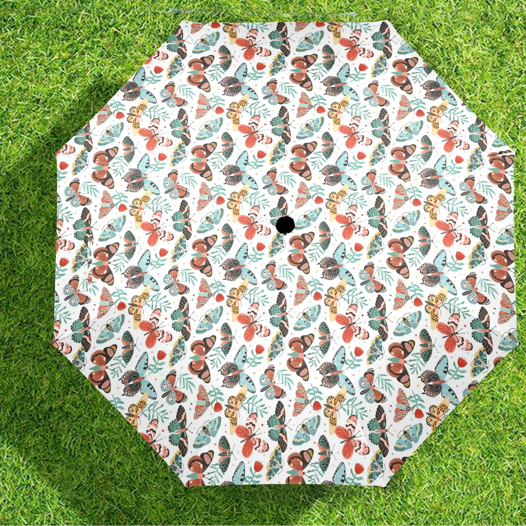 Pretty Moths And Butterflies Umbrella Umbrella animal Printed Offshore
