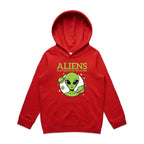 Aliens Don't Believe In You Either Kids AS Colour Hoodie