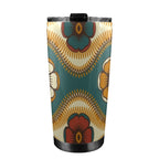 Vintage Floral - 20oz Mobile Tumbler with Lid (Black Lock) 20oz Travel Mug Printed Offshore Retro