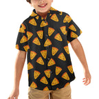Pizzas - Junior Kids Hawaiian Shirt