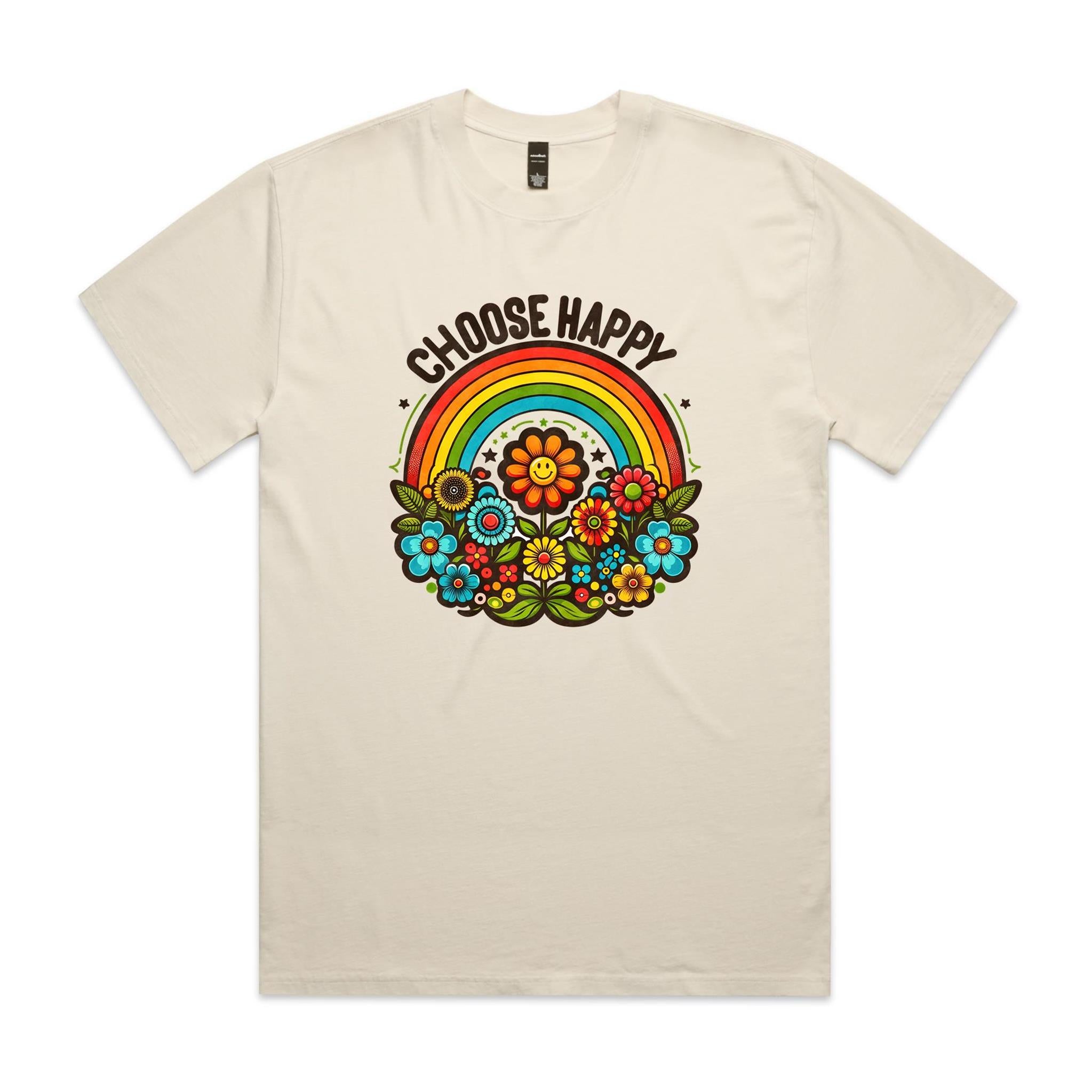 Choose Happy - AS Colour Heavy Faded Tee