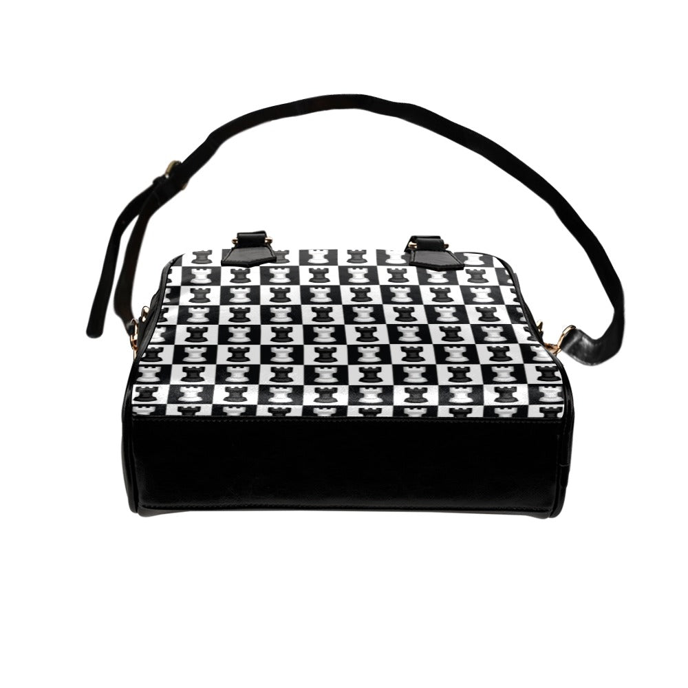 Chess Black And White - Shoulder Handbag (Model 1634) Shoulder Handbags (1634)