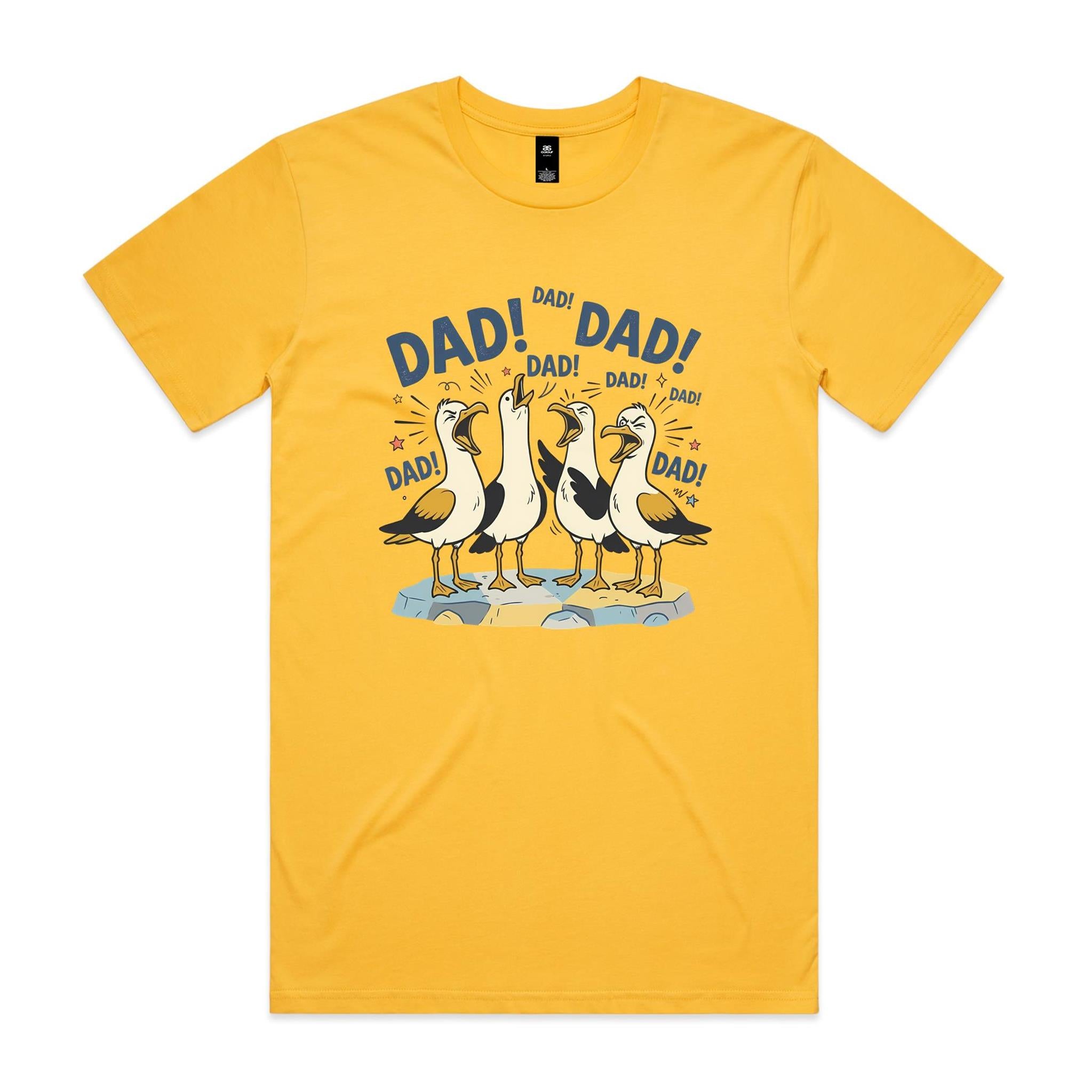 Dad Seagull Men's AS Colour T-shirt