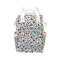 Animal Print In Colour - Multi-Function Backpack, Nappy / Diaper Bag