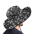 Mathematics Wide Brim Bucket Hat Wide Brim Bucket Hat Maths Printed Offshore