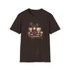 Reindeer, Christmas Movie Watching Shirt - Unisex Softstyle T-Shirt