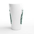 Alien And Bigfoot Play Guitar - White Latte 17oz Ceramic Mug Latte Mug Globally Fulfilled Music Sci Fi